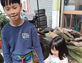 250309初岩課程和親子攀岩